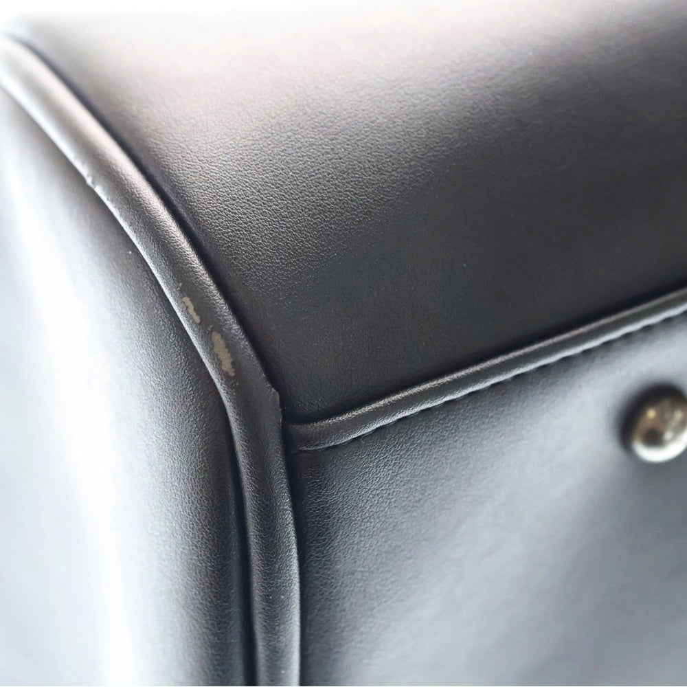 DIESEL(ディーゼル) オーバルD ボストンバッグ ブラック レザー X08351P4445