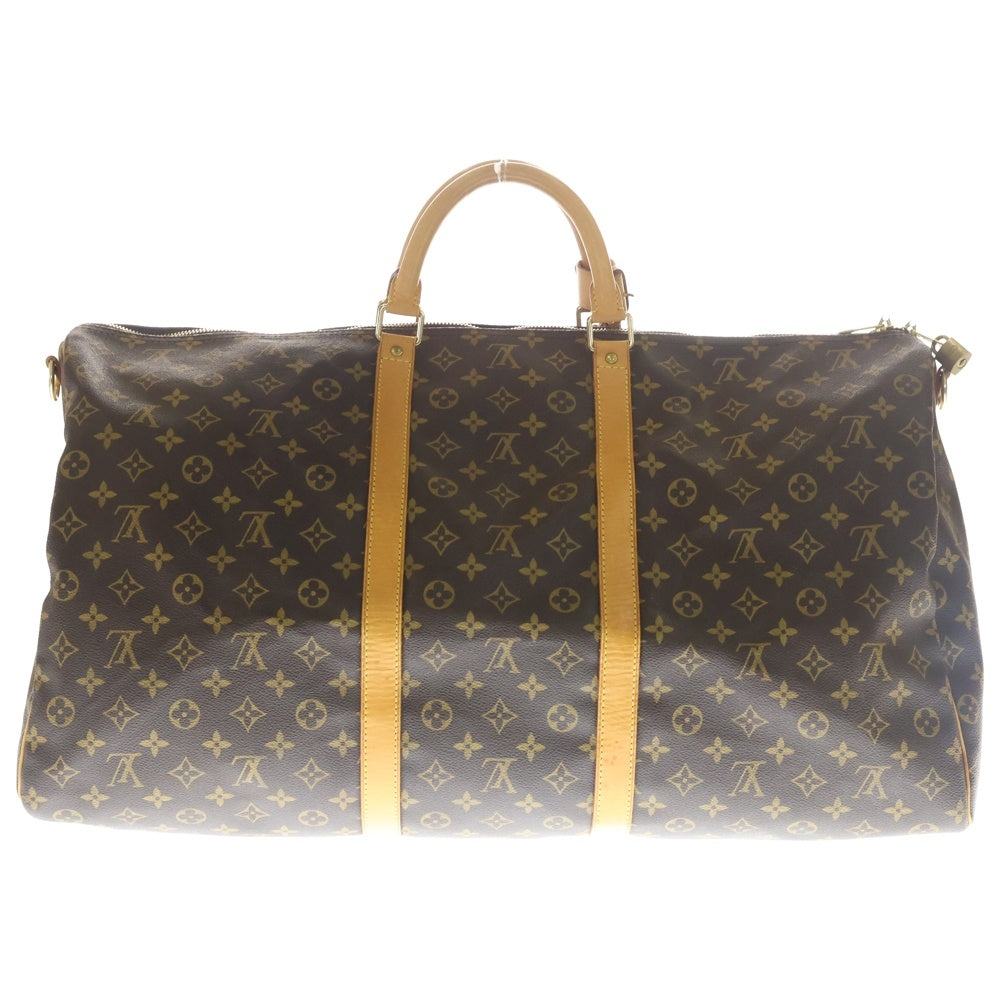 LOUIS VUITTON(ルイヴィトン) モノグラム キーポルバンドリエール60 M41412 ブラウン PVC ボストンバッグ