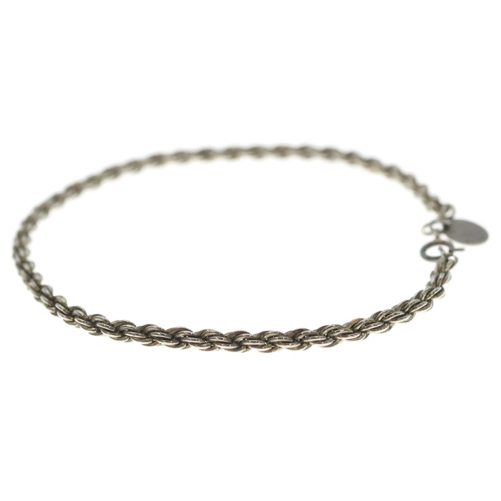 TIFFANY & Co.(ティファニー) ツイストロープチェーン ブレスレット シルバー SV925