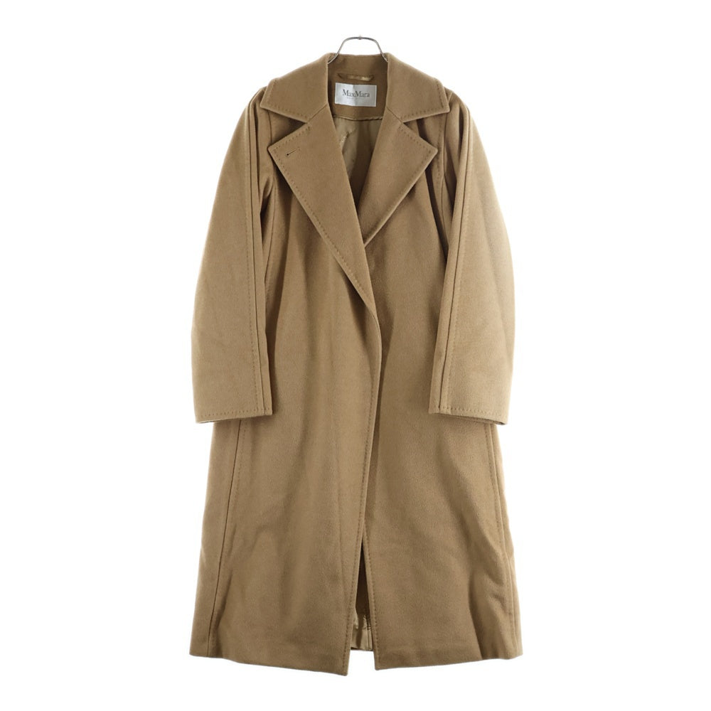 Max Mara(マックスマーラ) ベルト付ロングコート ブラウン キャメル 34 レディース