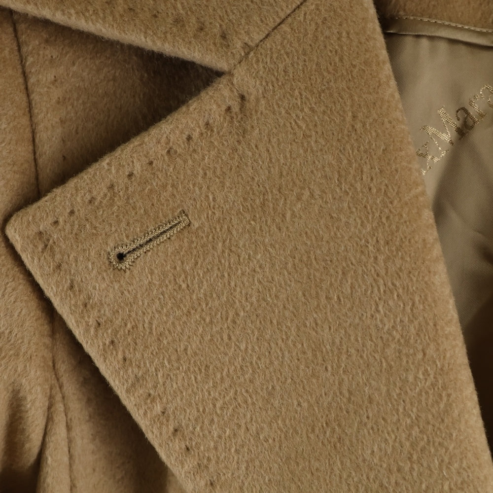 Max Mara(マックスマーラ) ベルト付ロングコート ブラウン キャメル 34 レディース