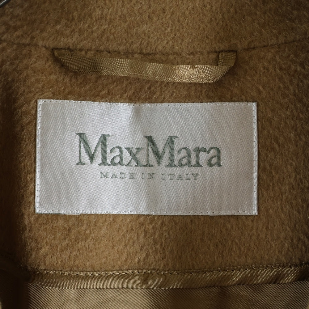 Max Mara(マックスマーラ) ベルト付ロングコート ブラウン キャメル 34 レディース