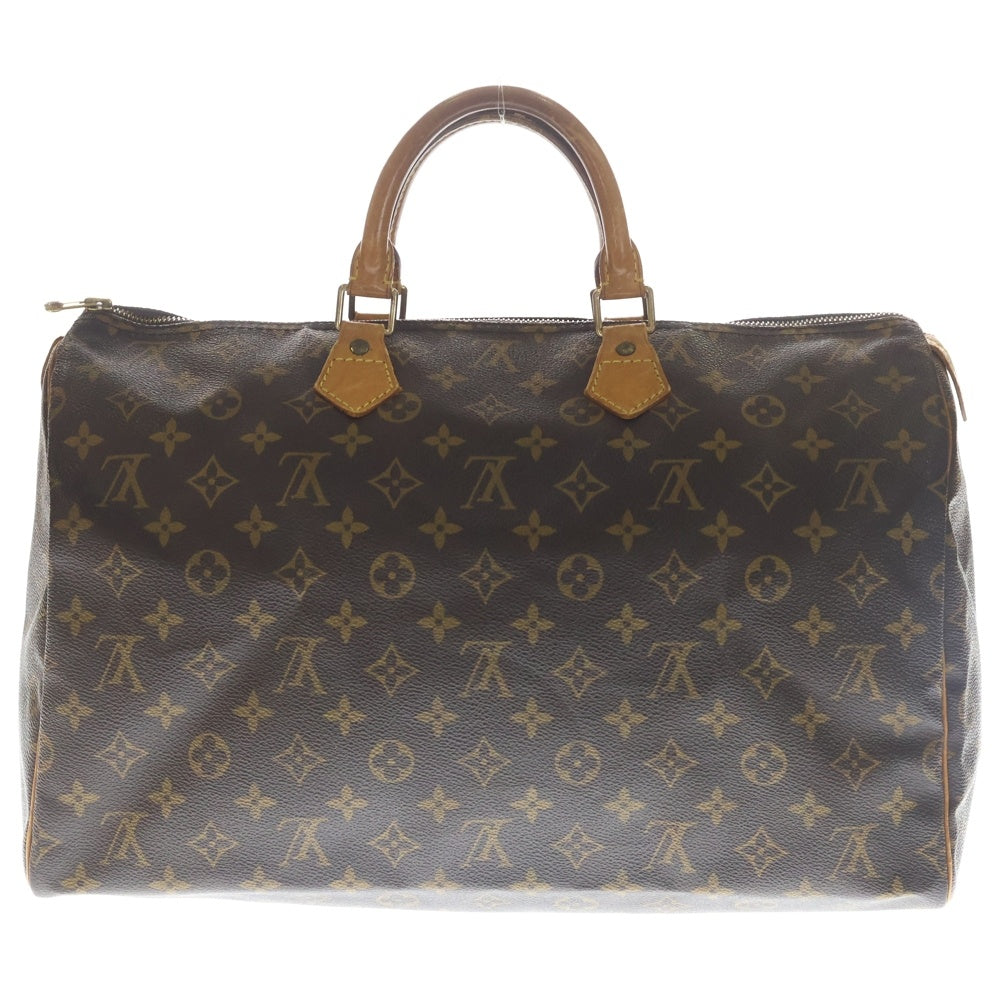 LOUIS VUITTON(ルイヴィトン) モノグラム スピーディ40 ボストンバッグ ハンドバッグ ブラウン PVC M41522 レディース