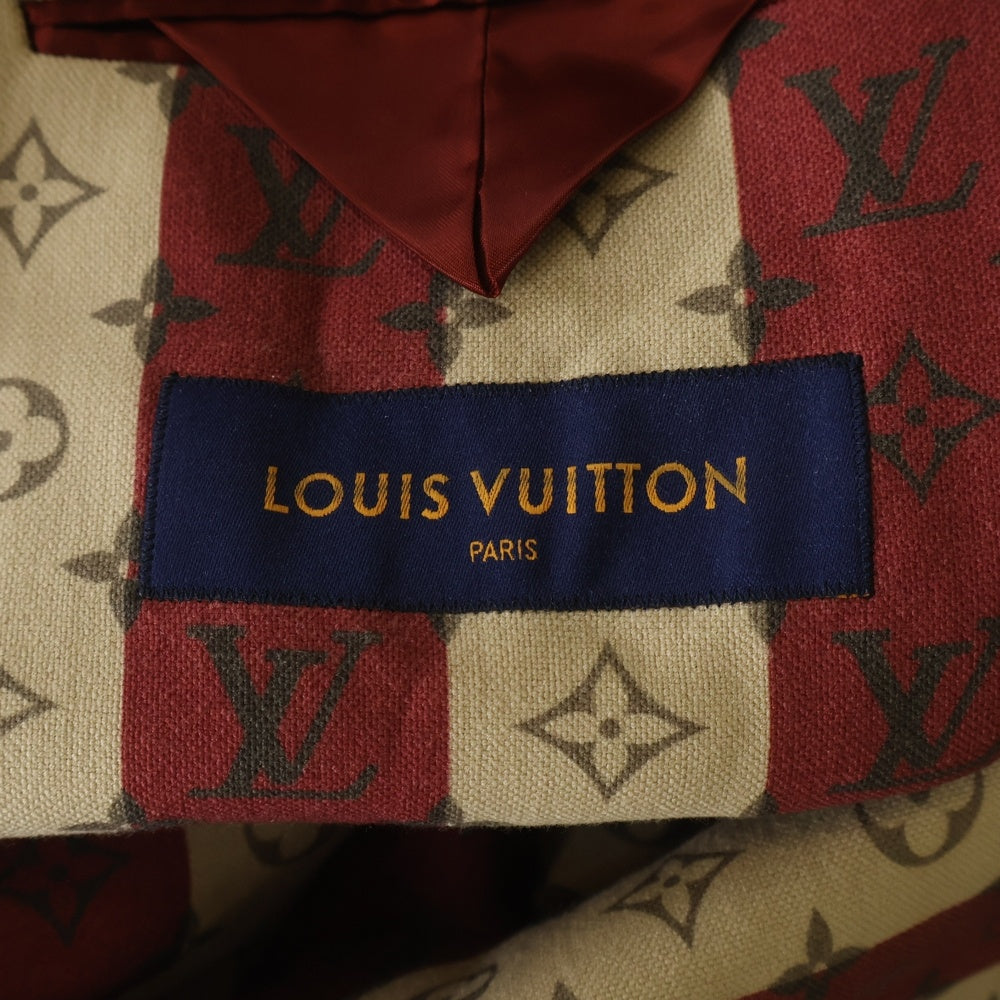 LOUIS VUITTON(ルイヴィトン) 22SS NIGOコラボ モノグラム トランクストライプポケットジャケット 46 RM221M 194 HMJ02E RM221M 194 HMJ02E 替えボタン