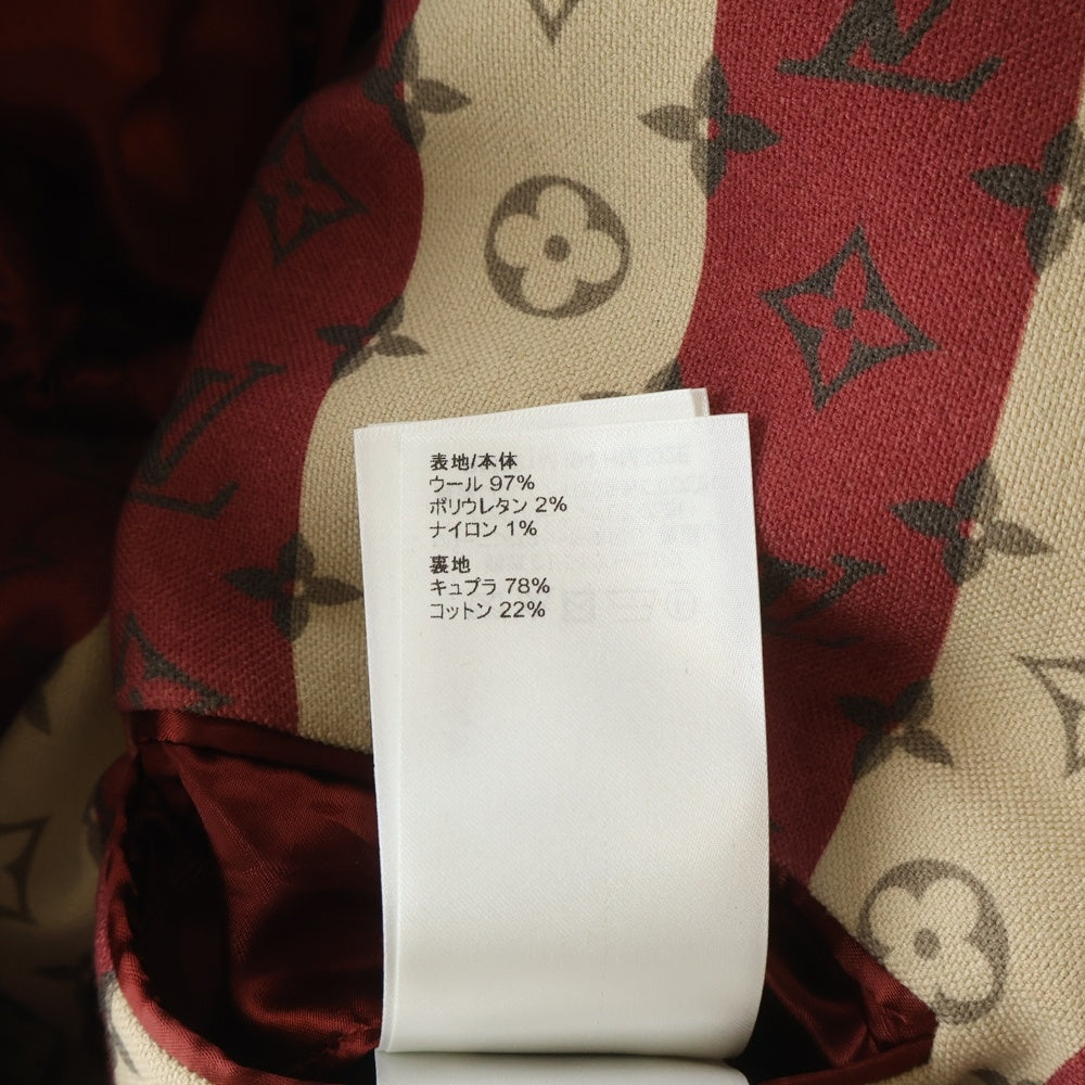 LOUIS VUITTON(ルイヴィトン) 22SS NIGOコラボ モノグラム トランクストライプポケットジャケット 46 RM221M 194 HMJ02E RM221M 194 HMJ02E 替えボタン