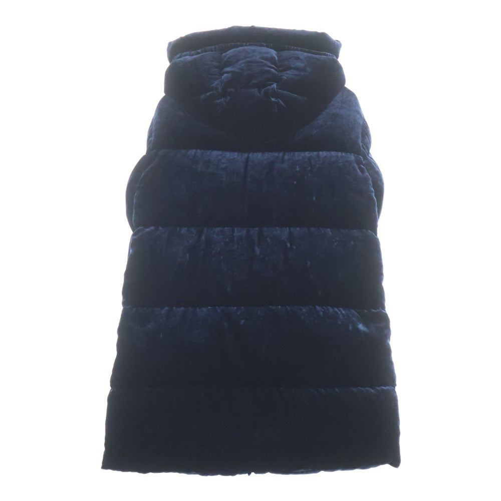 MONCLER(モンクレール) BUTOR ビュトール ベロア ダウンコート ネイビー 14 D29544993105 レディース