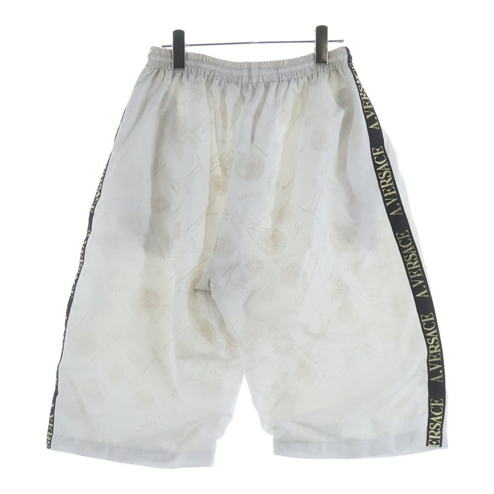 VERSACE(ヴェルサーチ) A.VERSACE アルフレッドヴェルサーチ 7分丈 ナイロン セットアップ ホワイト