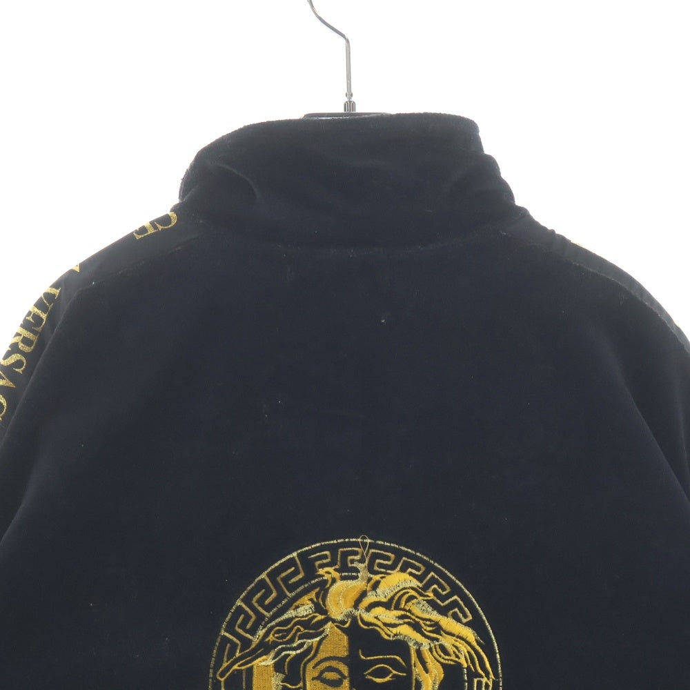 VERSACE(ヴェルサーチ) A.VERSACE アルフレッドヴェルサーチ ベルベット トラックジャケット ブラック