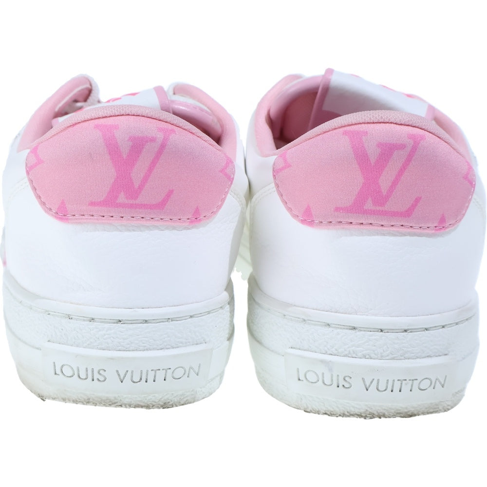 LOUIS VUITTON(ルイヴィトン) チャーリーライン レザー ローカットシューズ スニーカー ホワイト/ピンク レディース 1AAC95