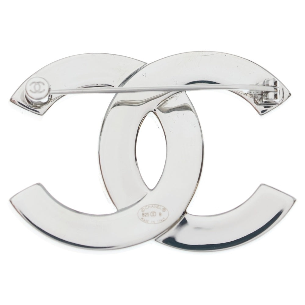 CHANEL(シャネル) ココマーク フェイクパール ラインストーン パール ブローチ ピンバッジ シルバー B25B レディース