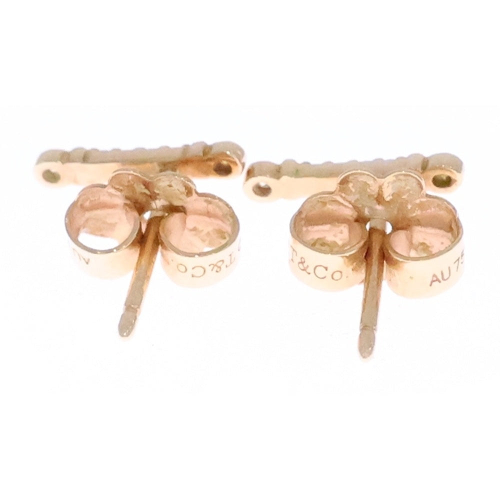 TIFFANY & Co.(ティファニー) フルール ドリス ステム ダイヤピアス ピンクゴールド K18PG
