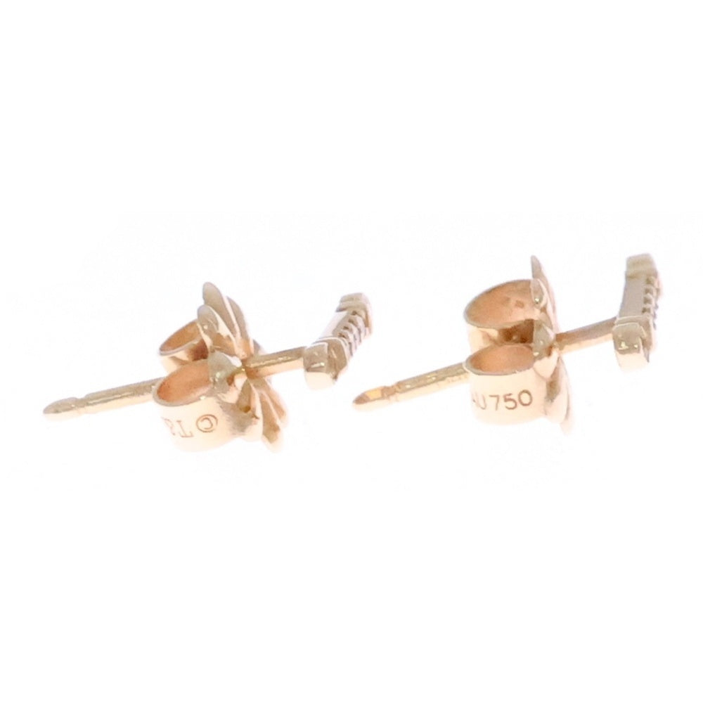 TIFFANY & Co.(ティファニー) フルール ドリス ステム ダイヤピアス ピンクゴールド K18PG