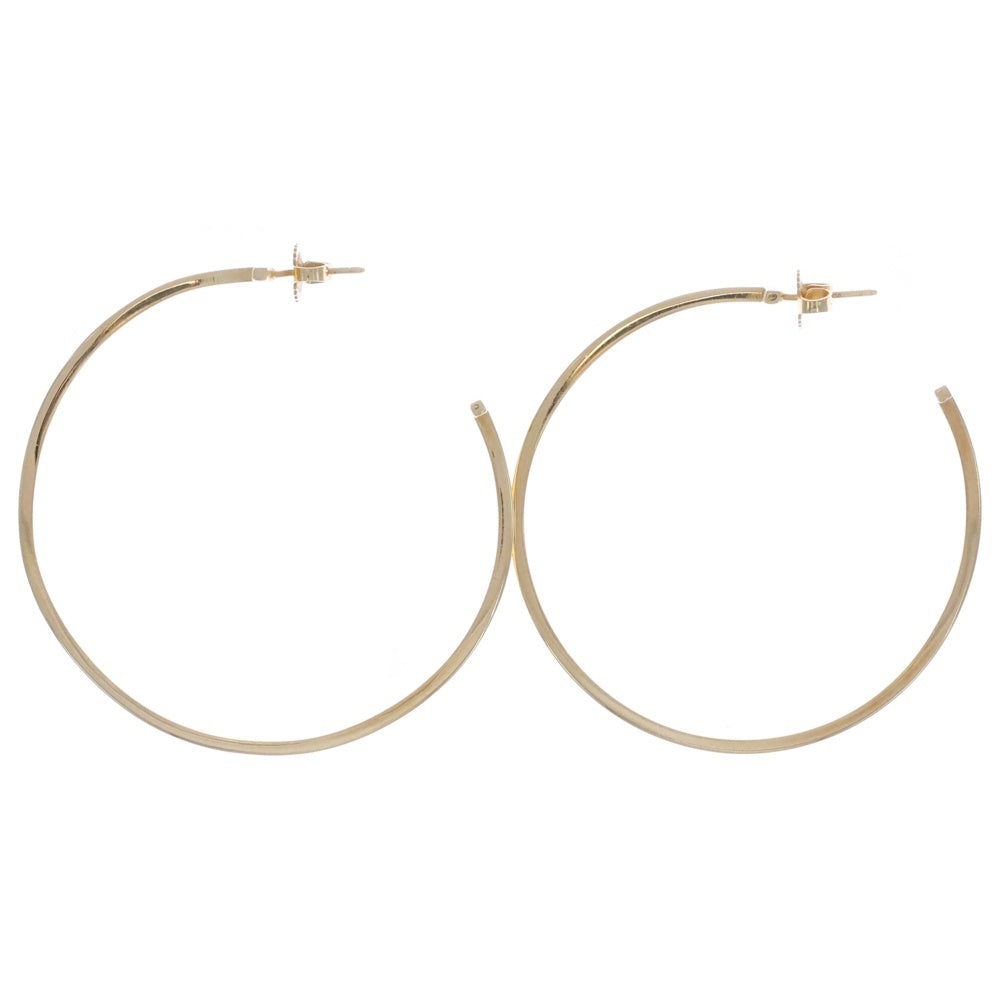 TIFFANY & Co.(ティファニー) Tワイヤー フープピアス ゴールド K18YG