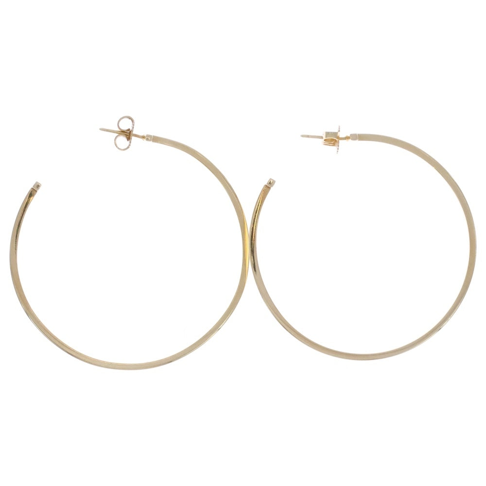 TIFFANY & Co.(ティファニー) Tワイヤー フープピアス ゴールド K18YG