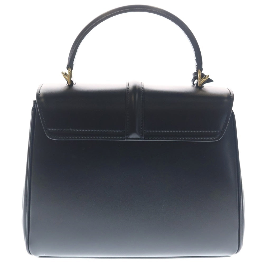 CELINE(セリーヌ) セーズ スモール 黒 レザー 箱 スト クロ カデナ 鍵 レディース