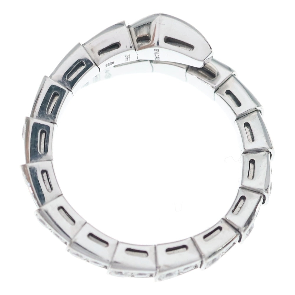 BVLGARI(ブルガリ) セルペンティ ヴァイパー フルダイヤ リング ホワイトゴールド K18WG #10 ジュエリー レディース