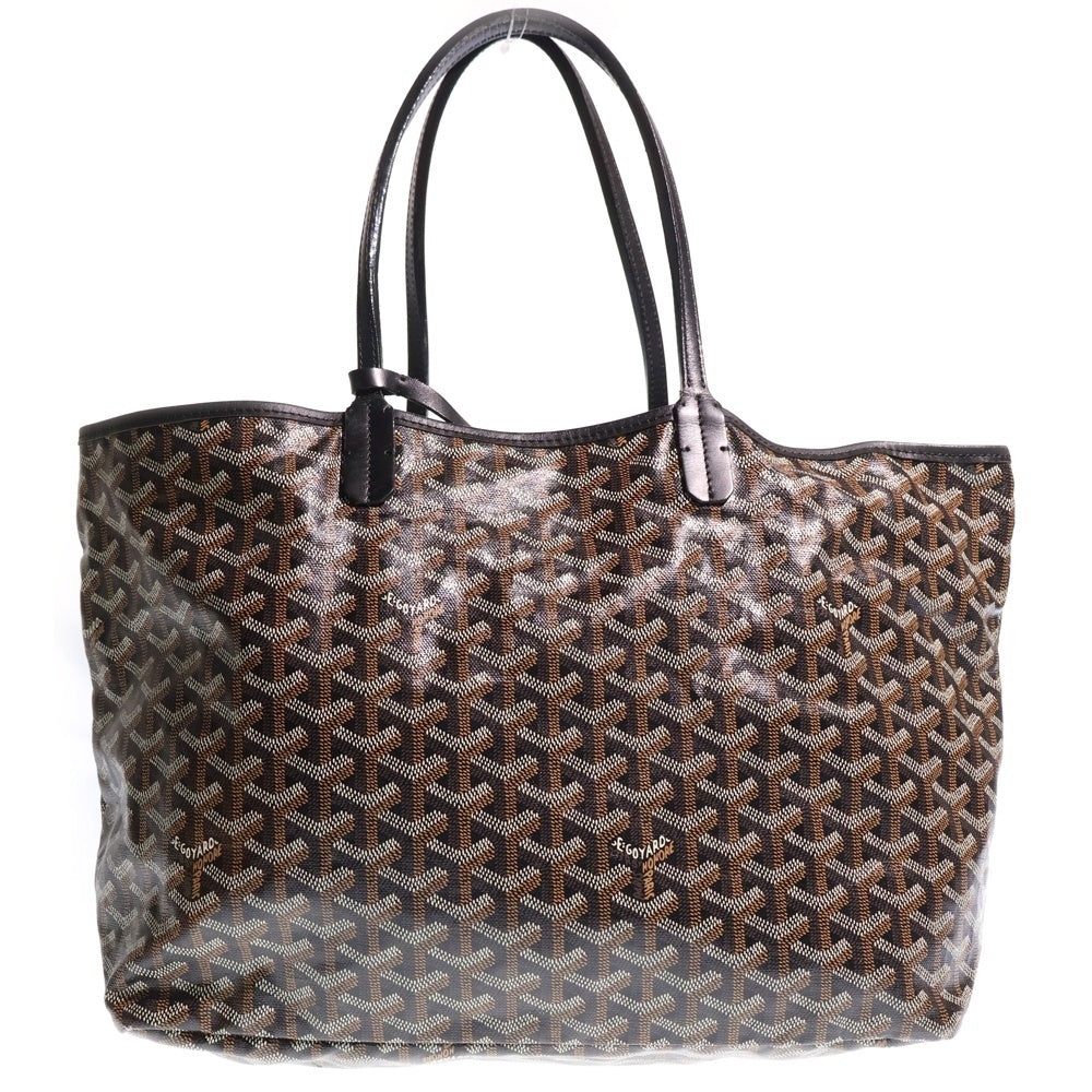GOYARD(ゴヤール) サンルイPM トートバッグ ハンドバッグ ブラック PVC×レザー レディース