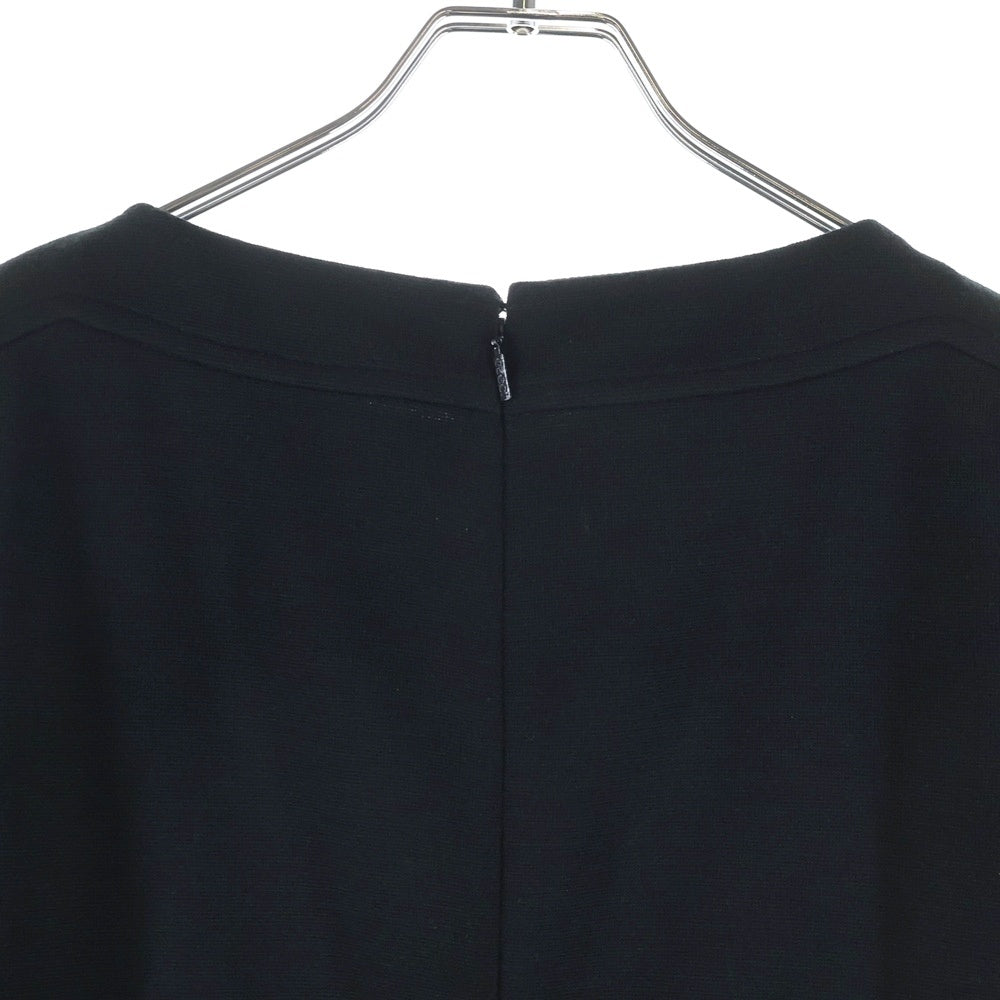 GUCCI(グッチ) ウール 半袖 ミディアムワンピース ブラック レディース 609771