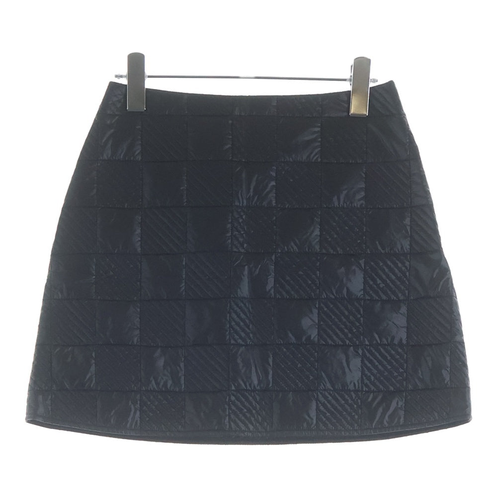 MONCLER(モンクレール) GONNA キルティングミニスカート ブラック 38 J20932D00001 レディース