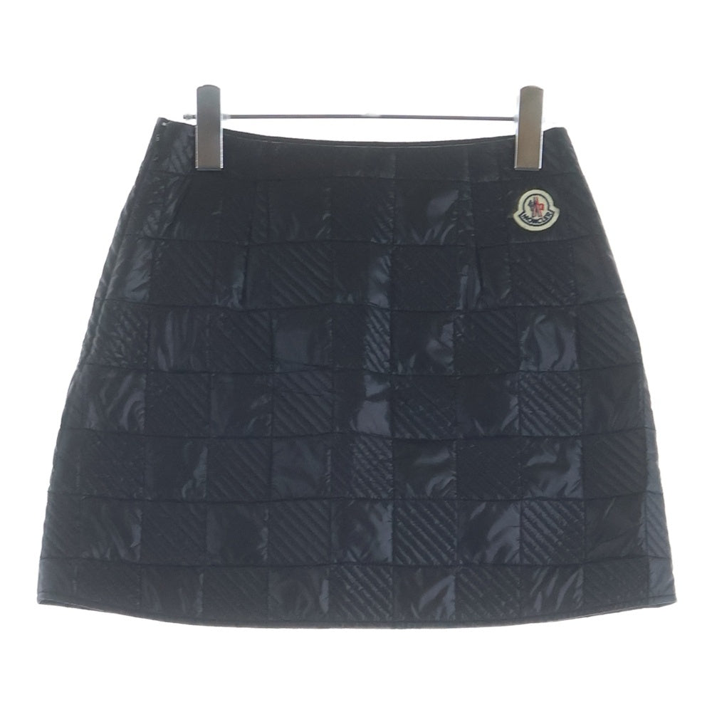 MONCLER(モンクレール) GONNA キルティングミニスカート ブラック 38 J20932D00001 レディース