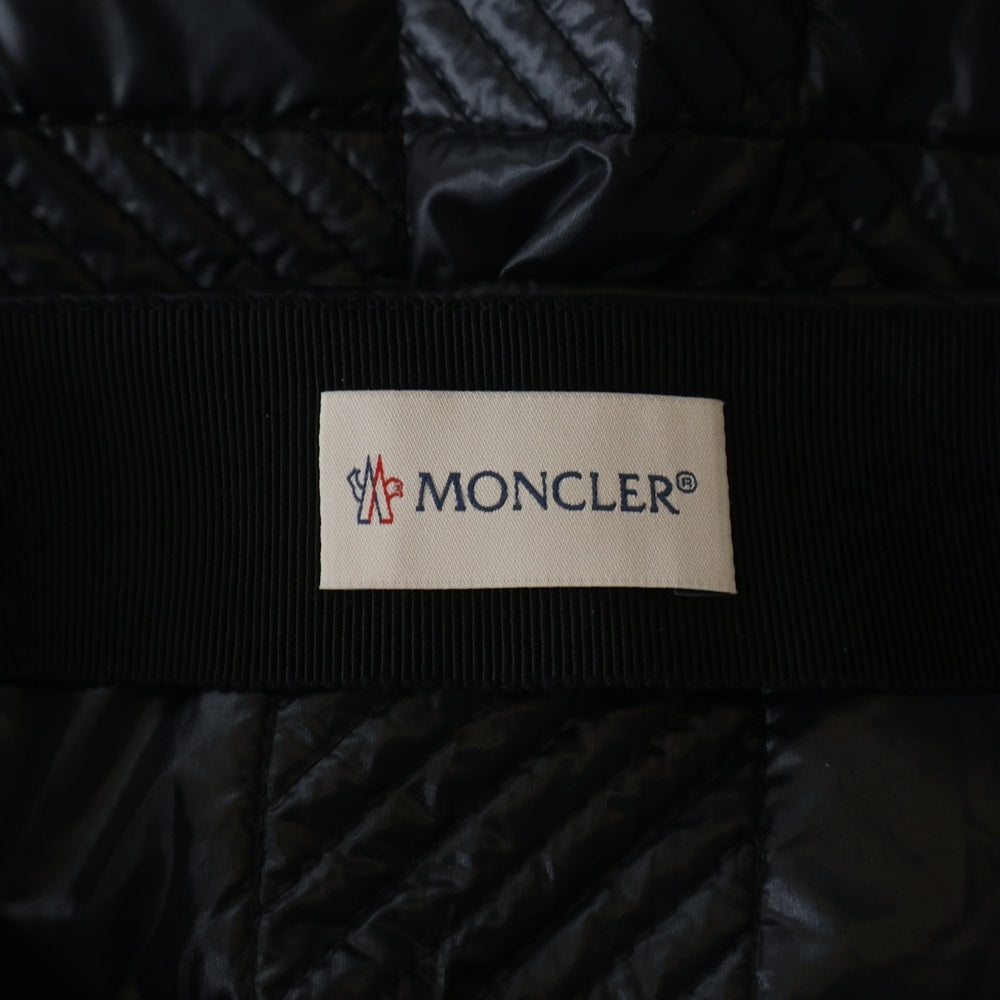 MONCLER(モンクレール) GONNA キルティングミニスカート ブラック 38 J20932D00001 レディース