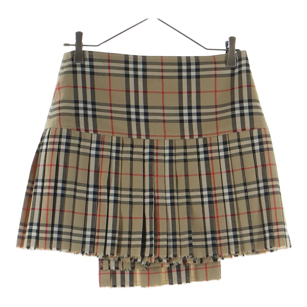 BURBERRY(バーバリー) ノバチェック プリーツスカート ベージュ #38 レディース