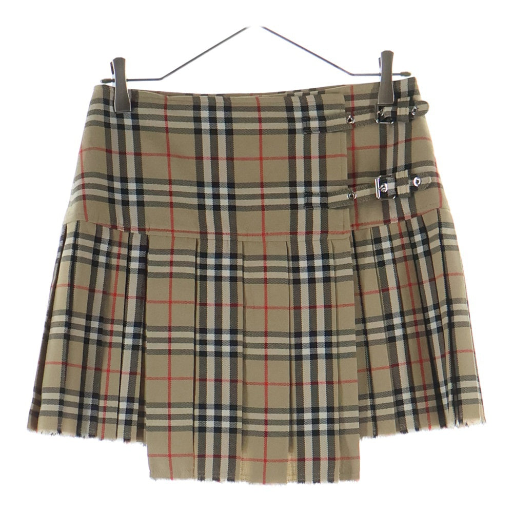 BURBERRY(バーバリー) ノバチェック プリーツスカート ベージュ #38 レディース