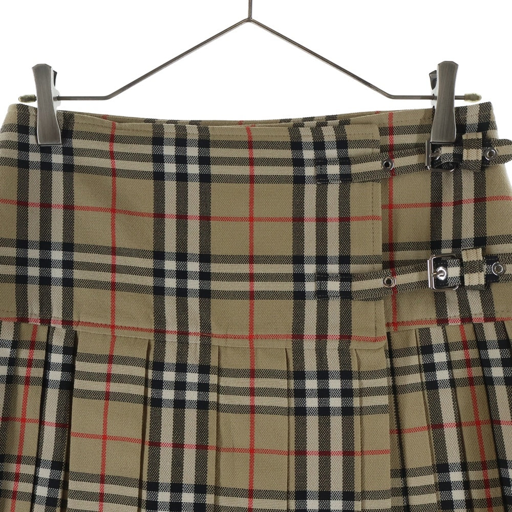 BURBERRY(バーバリー) ノバチェック プリーツスカート ベージュ #38 レディース