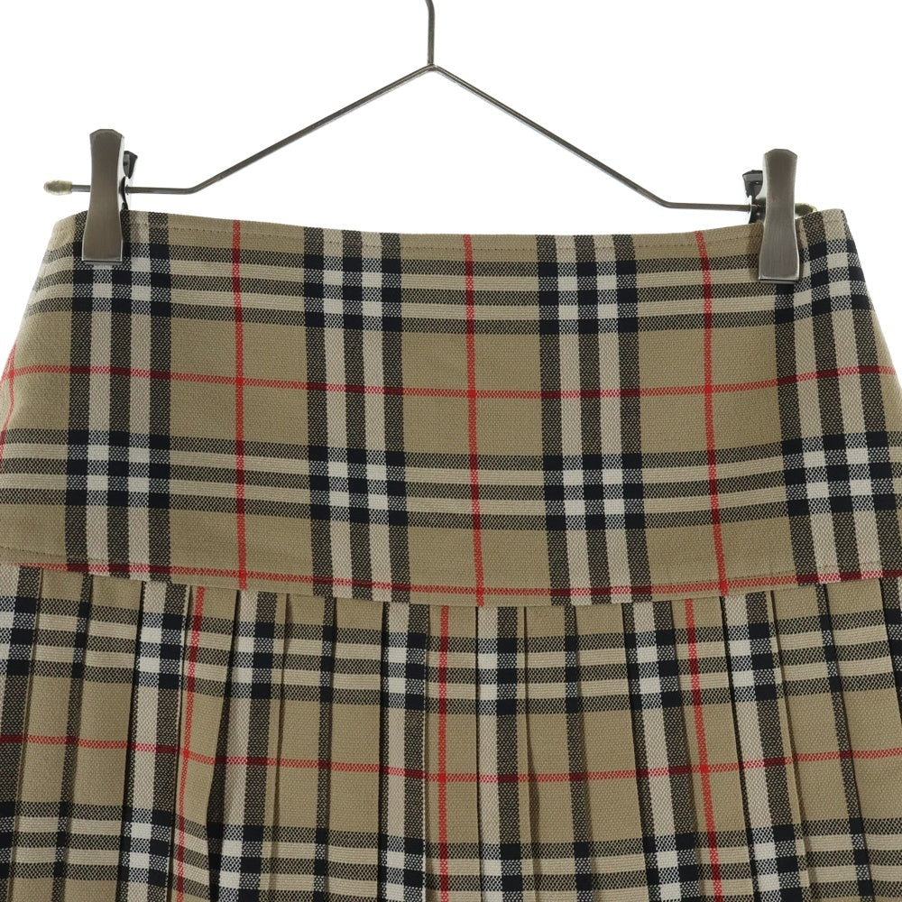 BURBERRY(バーバリー) ノバチェック プリーツスカート ベージュ #38 レディース