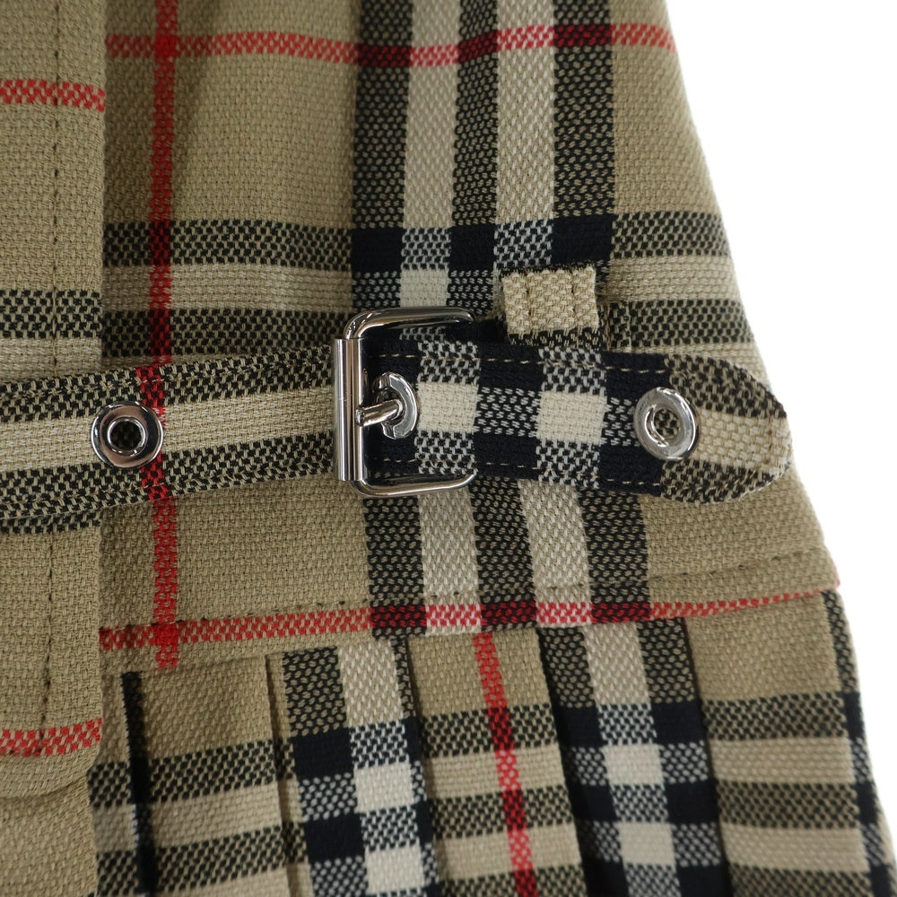 BURBERRY(バーバリー) ノバチェック プリーツスカート ベージュ #38 レディース