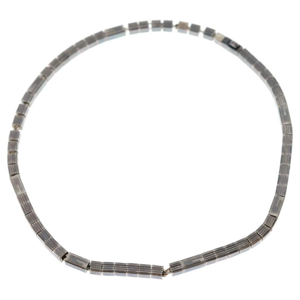 GUCCI(グッチ) ブロックチェーン ネックレス シルバー Ag925 アクセサリー