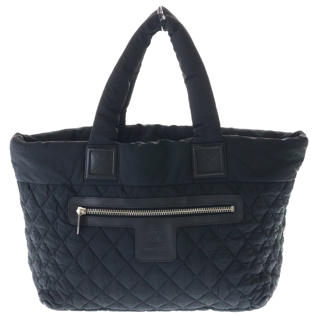 CHANEL(シャネル) ココクーントートバッグ ハンドバッグ ブラック ナイロン 13608307 レディース
