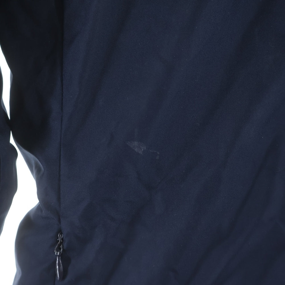MONCLER(モンクレール) 茶タグ ロゴワッペン付リバーシブルロングダウンジャケット ネイビー Z6H0154 レディース