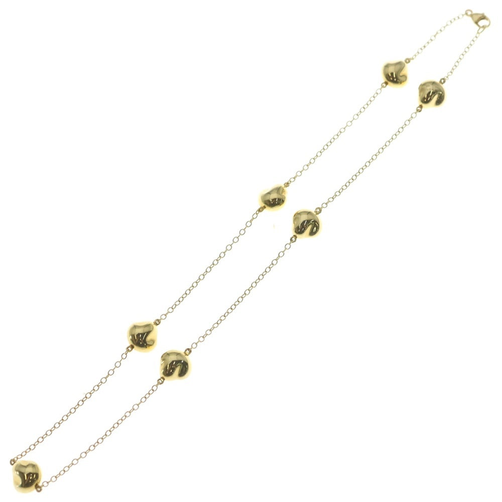TIFFANY & Co.(ティファニー) ナゲット 7P ネックレス ペンダント チェーン ゴールド 750YG レディース