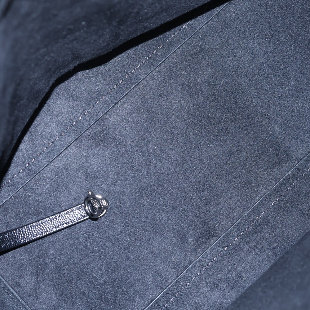 CHANEL(シャネル) ドーヴィルMM スタッズ ハンドバッグ トートバッグ ブラック キャビアスキン A57067 シルバー金具 レディース