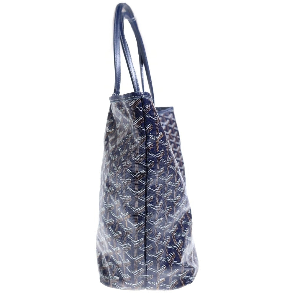 GOYARD(ゴヤール) サンルイPM トートバッグ ハンドバッグ ブルー ネイビー レザー レディース