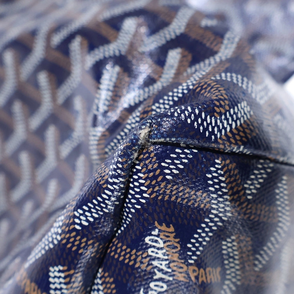 GOYARD(ゴヤール) サンルイPM トートバッグ ハンドバッグ ブルー ネイビー レザー レディース