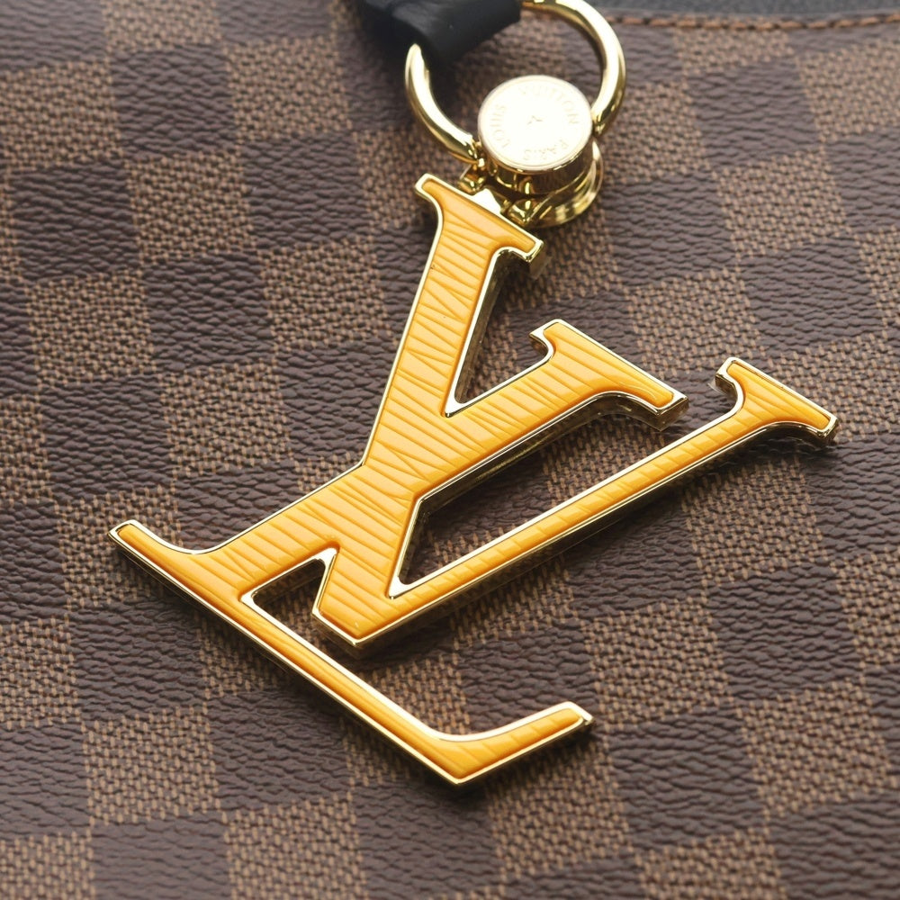 LOUIS VUITTON(ルイヴィトン) LVリバーサイド ダミエ PVC レザー 2WAY ハンド ショルダー バッグ ゴールド金具 ブラウン N40050 レディース