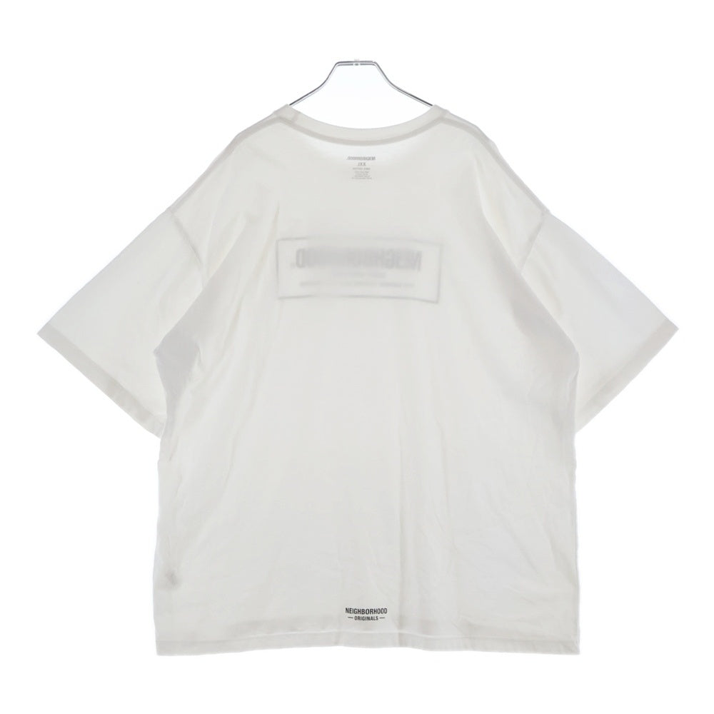 NEIGHBORHOOD(ネイバーフッド) 24AW NH.TEE SS-1 フロントロゴ Tシャツ 半袖カットソー ホワイト 242PCNH-ST01
