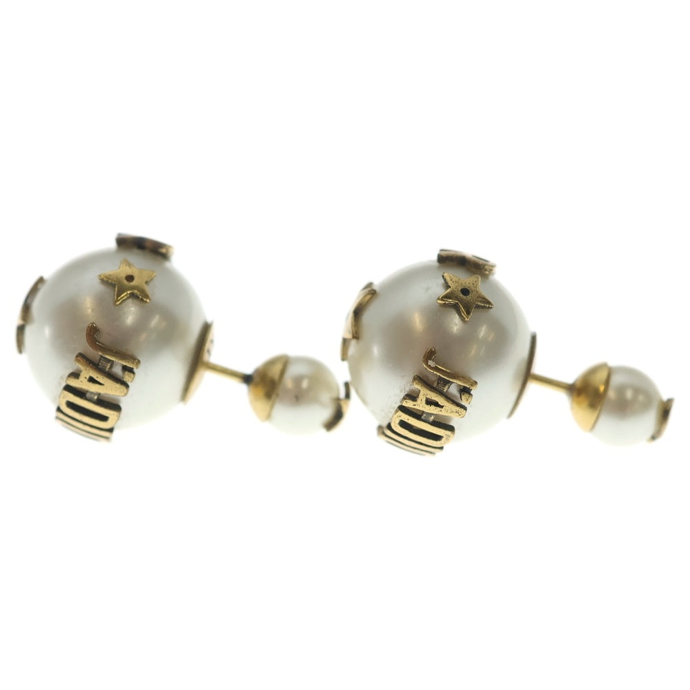Christian Dior(クリスチャンディオール) ジャディオール パールピアス ホワイト×ゴールド GP レディース