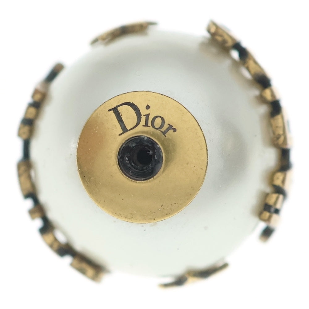 Christian Dior(クリスチャンディオール) ジャディオール パールピアス ホワイト×ゴールド GP レディース