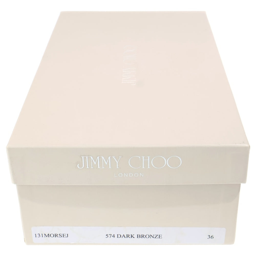 JIMMY CHOO(ジミーチュウ) ■グリッター バレーシューズ ゴールド ラバー #36 レディース