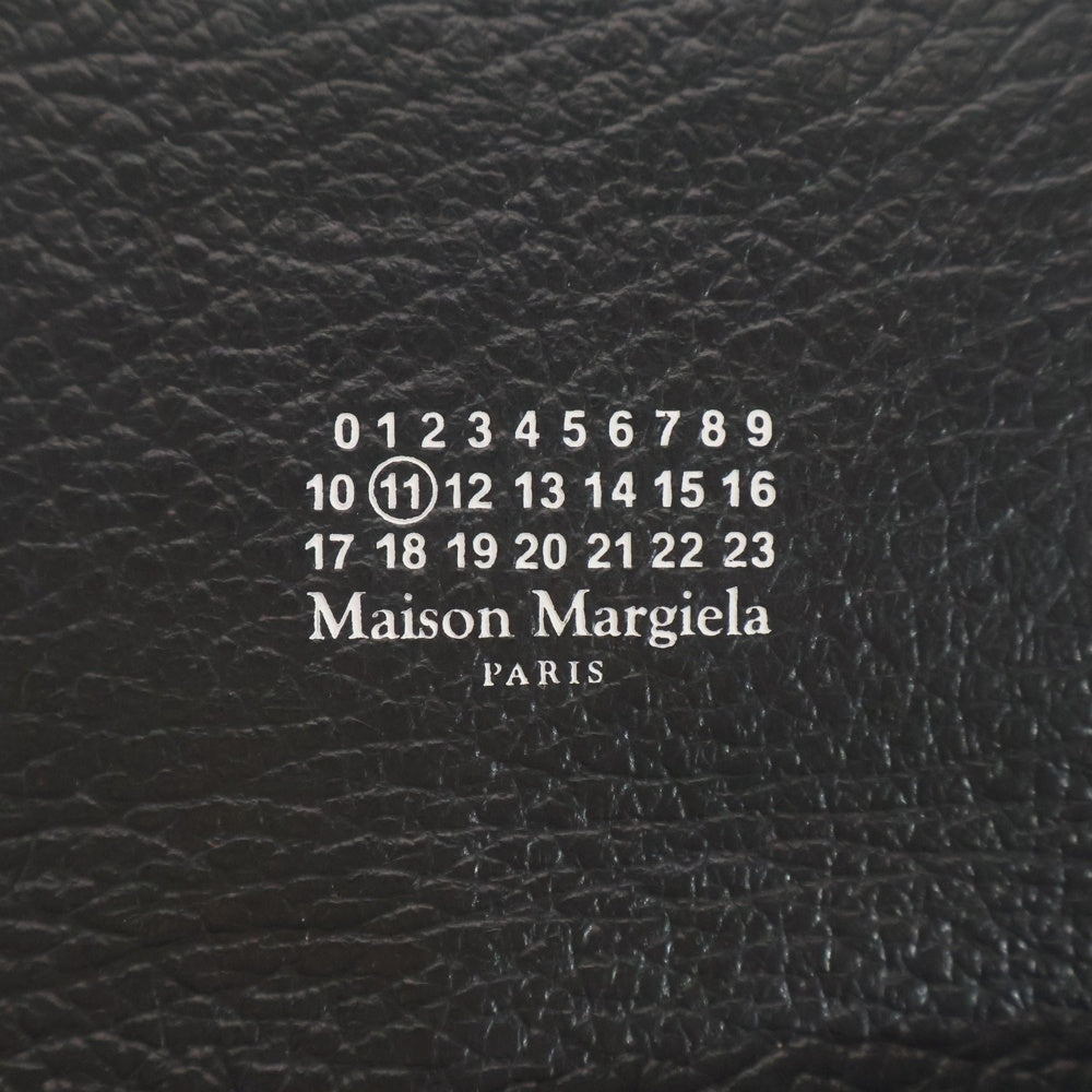 Maison Margiela(メゾンマルジェラ) 4ステッチ レザー ロングウォレット 長財布 ブラック S56UI0142 レディース