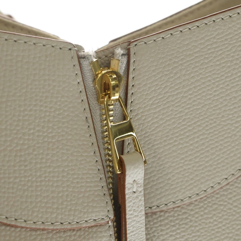 LOEWE(ロエベ) ハンモック スモール レザー 2WAY ハンド ショルダーバッグ ゴールド金具 アイボリー レディース