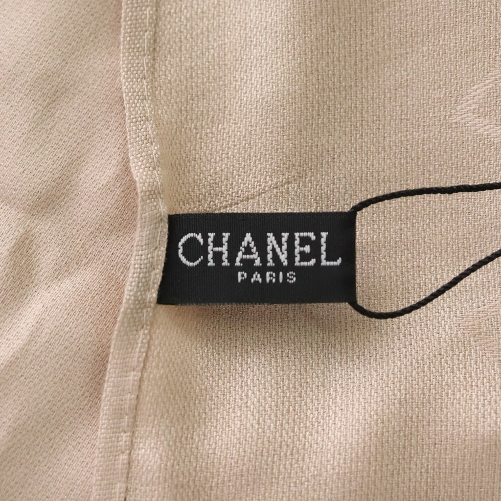 CHANEL(シャネル) カメリア シルクストール ピンクベージュ レディース