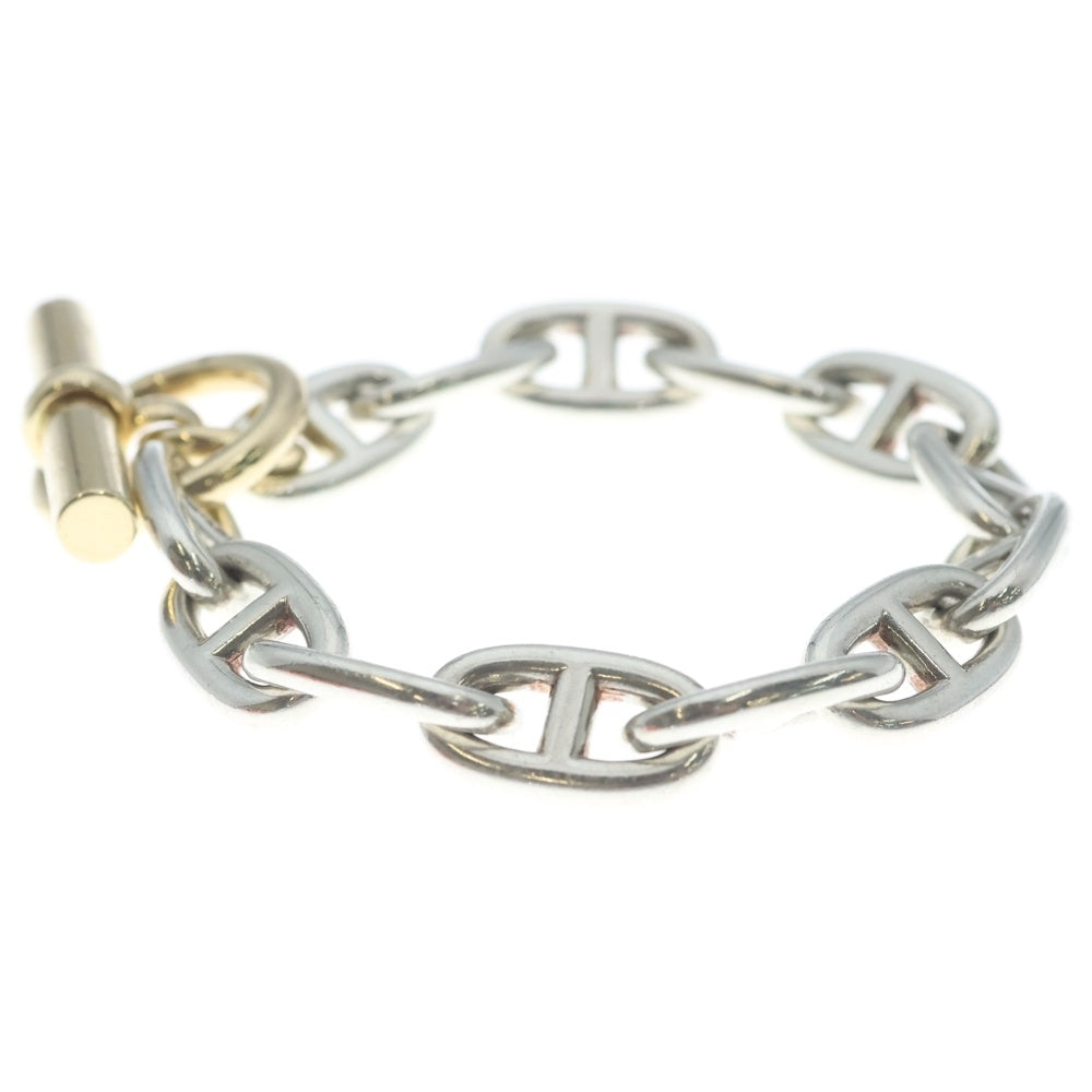 HERMES(エルメス) マルジェラ期 VINTAGE Chaine d'Ancre GM YG Mix ヴィンテージ シェーヌダンクル イエローゴールドミックス ブレスレット 13コマ シルバー/ゴールド