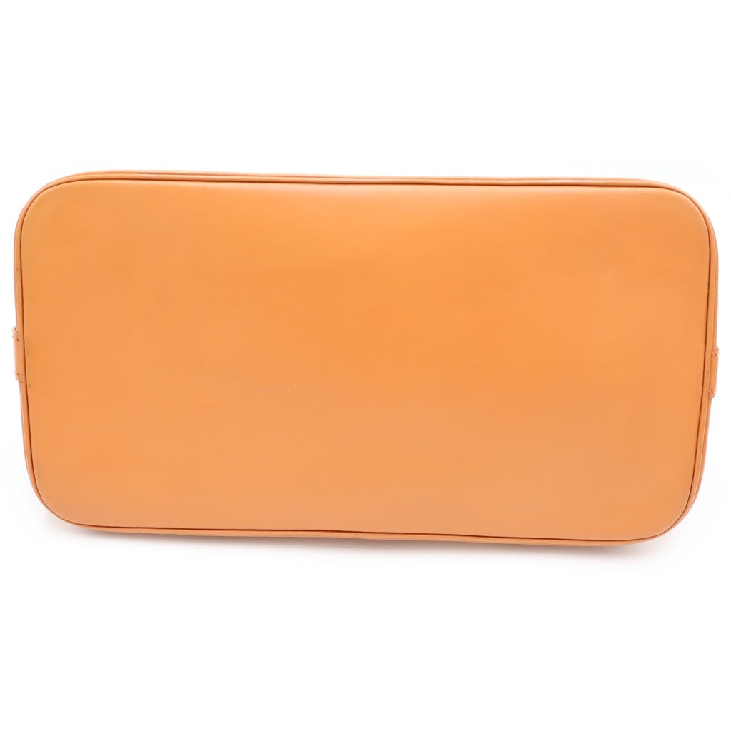 LOUIS VUITTON(ルイヴィトン) モノグラム アルマPM ハンドバッグ ブラウン レザー×PVC M51130 ゴールド金具 レディース