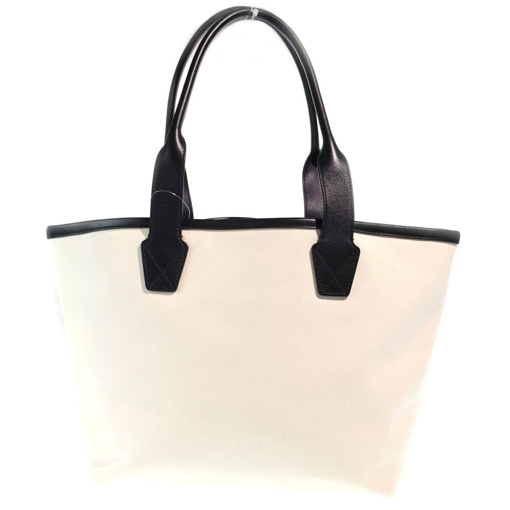BALENCIAGA(バレンシアガ) シティズ パリス トートバッグ アイボリー×ブラック キャンバス×レザー 692068 レディース