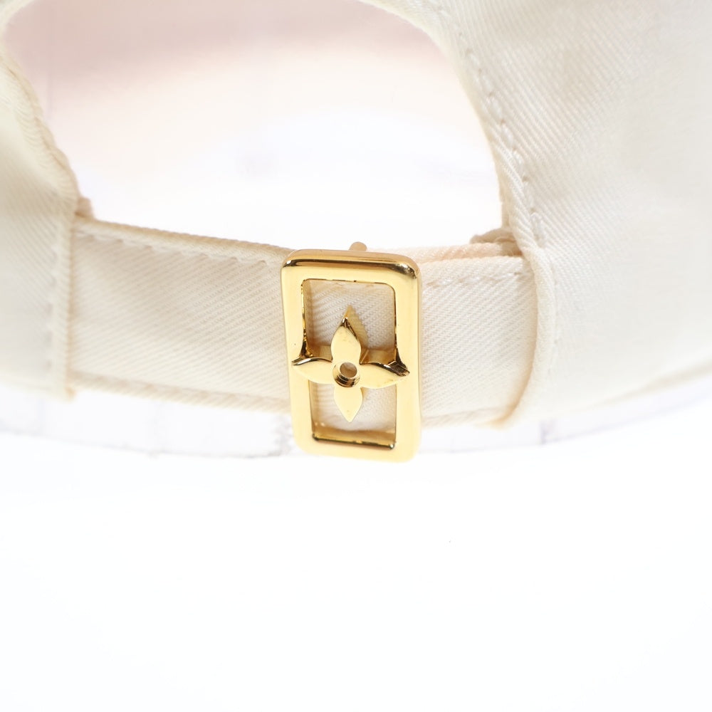 LOUIS VUITTON(ルイヴィトン) キャップ・LVシグネチャー キャップ 帽子 アイボリー×ピンク M7289L レディース