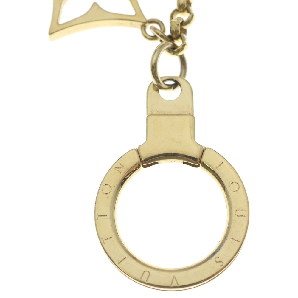 LOUIS VUITTON(ルイヴィトン) バッグチャーム チェーン フルール ドゥ モノグラム バッグチャーム キーホルダー ゴールド×ピンク M65111 レディース